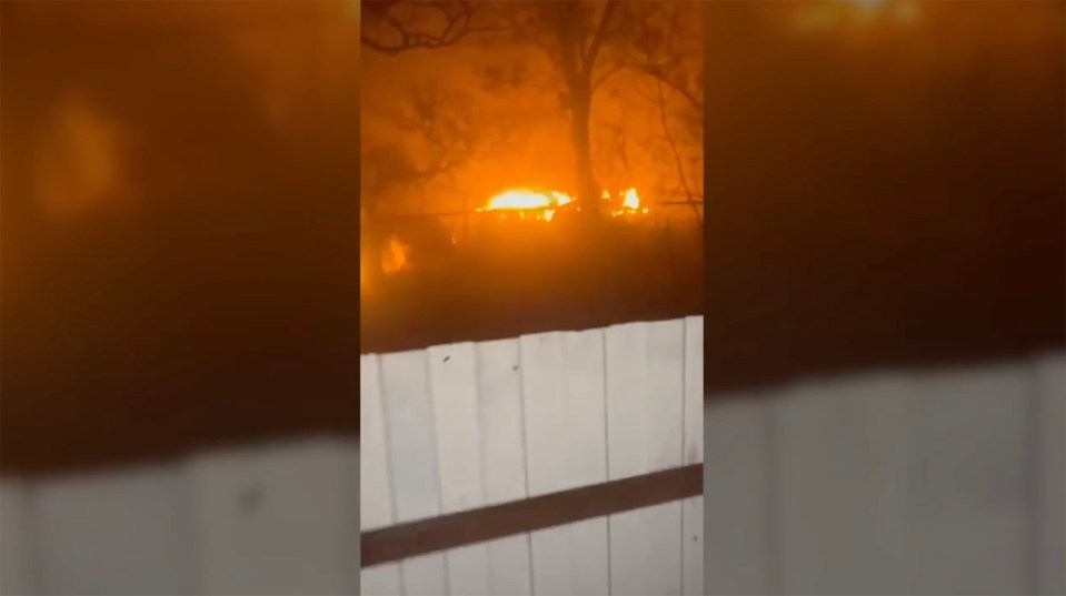 Large fire at Beriev Aviation Scientific and Technical Complex.