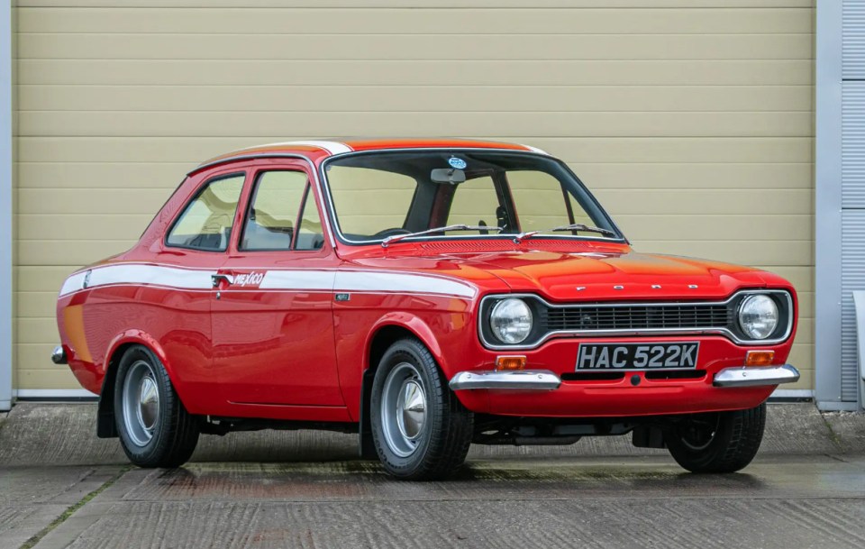 Restored 1972 Ford Escort Mk1 Mexico.