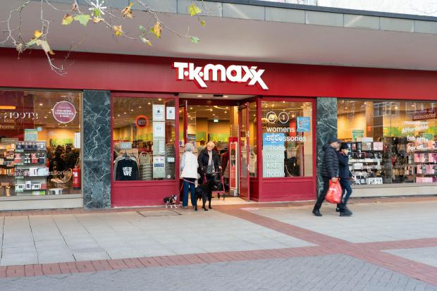 TK Maxx store in Solihull.