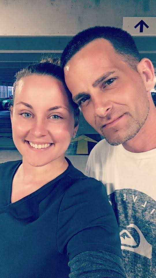Couple selfie.