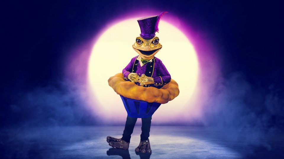 Toad costume from The Masked Singer.