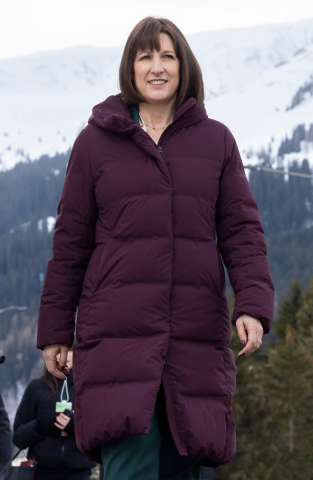 Chancellor Rachel Reeves at the World Economic Forum in Davos.