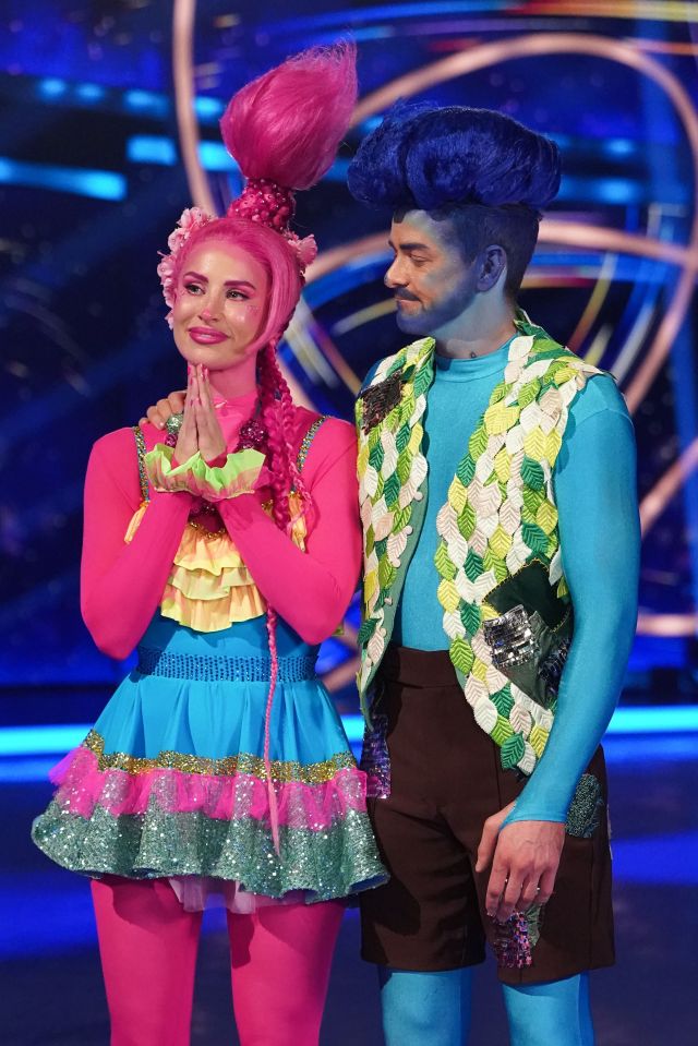 Ferne McCann and Brendyn Hatfield on Dancing on Ice.
