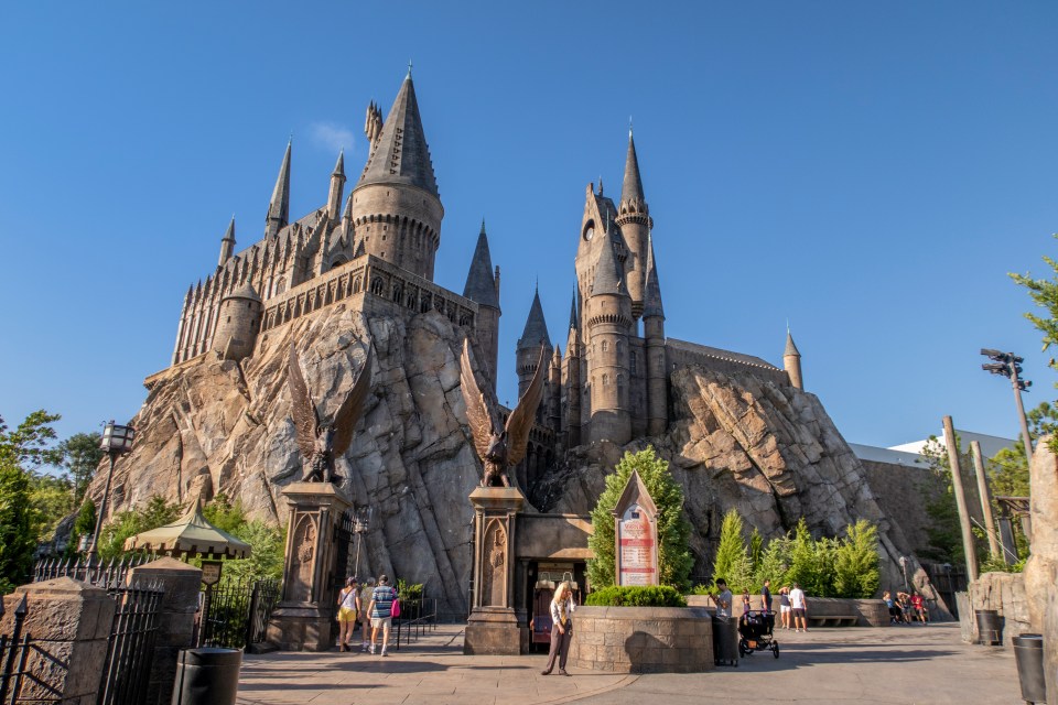 Hogwarts castle at Universal Studios' Wizarding World of Harry Potter.