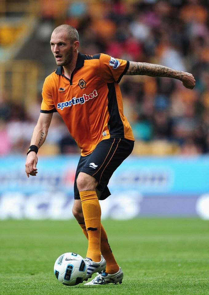 Jelle Van Damme of Wolverhampton Wanderers playing soccer.