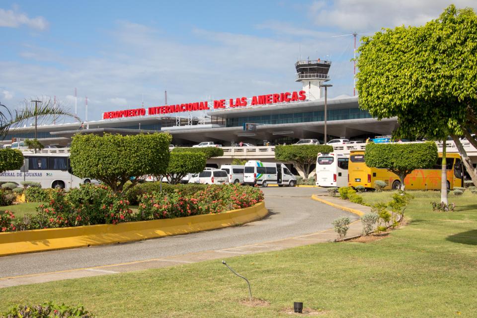 Las Américas International Airport in Santo Domingo, Dominican Republic.