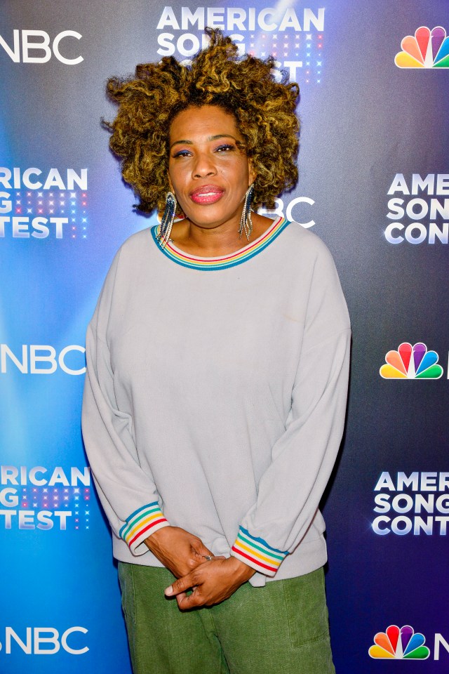 Macy Gray at the American Song Contest red carpet.