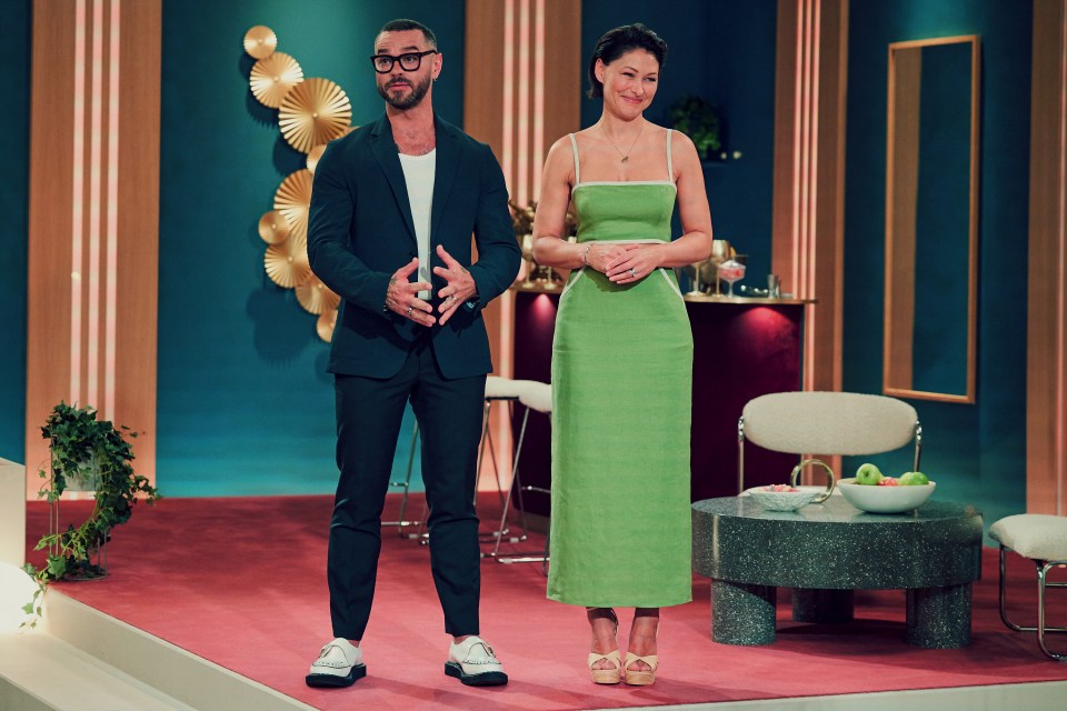 Matt and Emma Willis, hosts of Love Is Blind: UK.