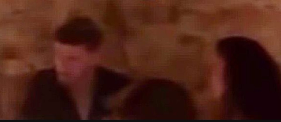 Blurry photo of Maya Jama and Ruben Diaz in Ibiza.
