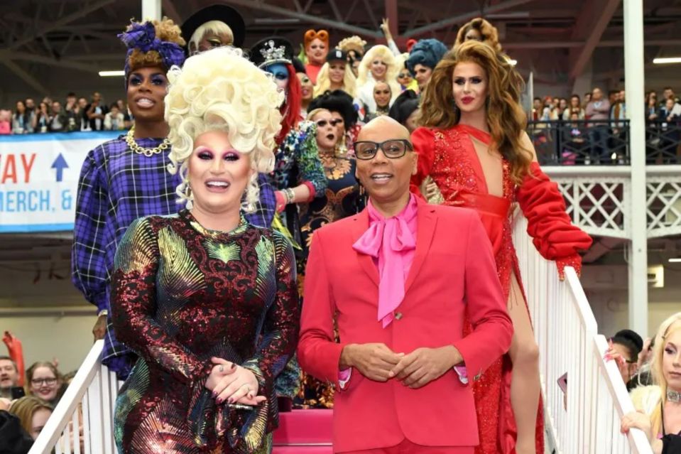 The Vivienne and RuPaul at a RuPaul's Drag Race event.