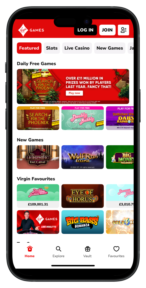 virgin games casino app