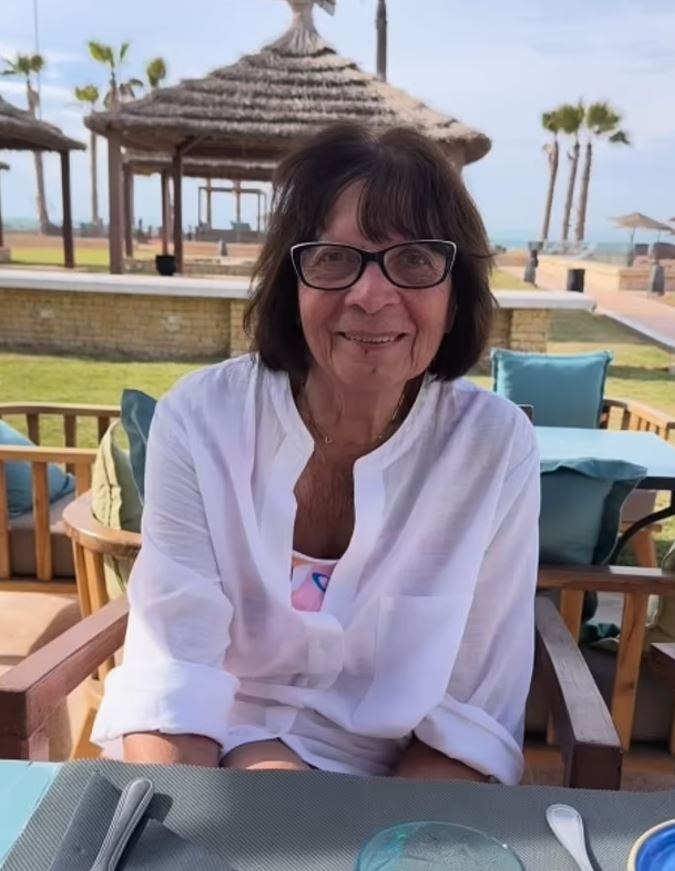 Jenny Powell's 92-year-old mother on vacation in Morocco.