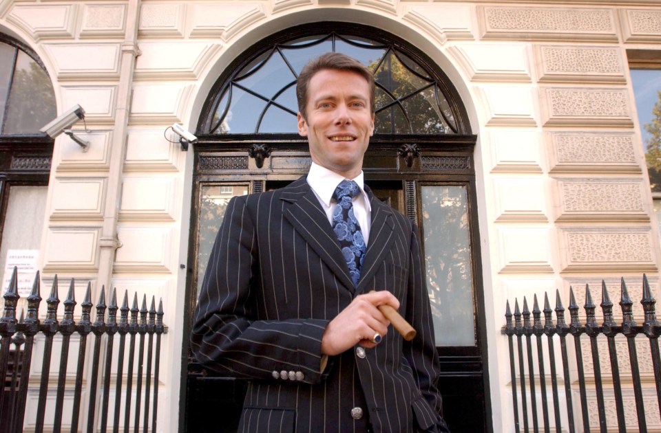 Edward Davenport at his home in London.