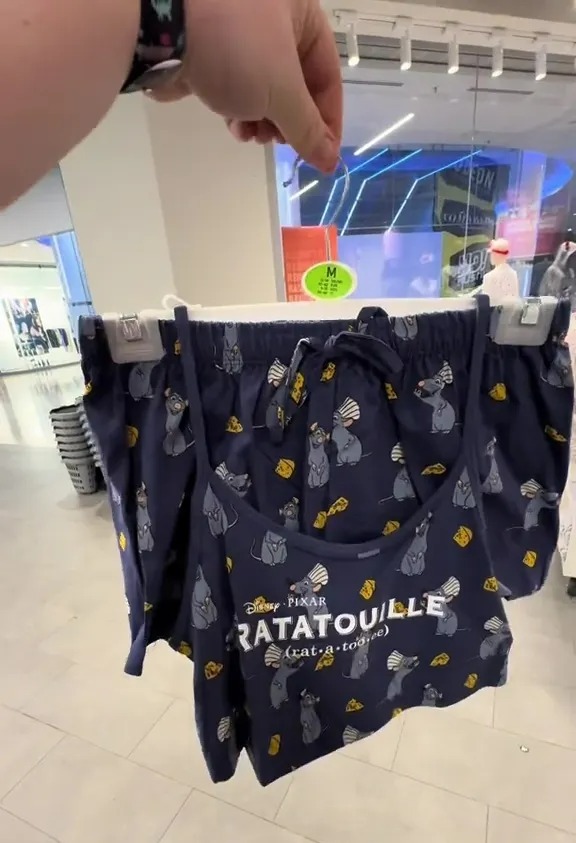 Ratatouille-themed pajamas.