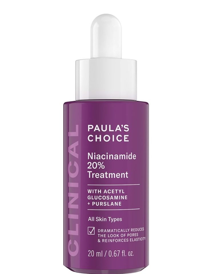 Paula's Choice 20% Niacinamide Treatment bottle.
