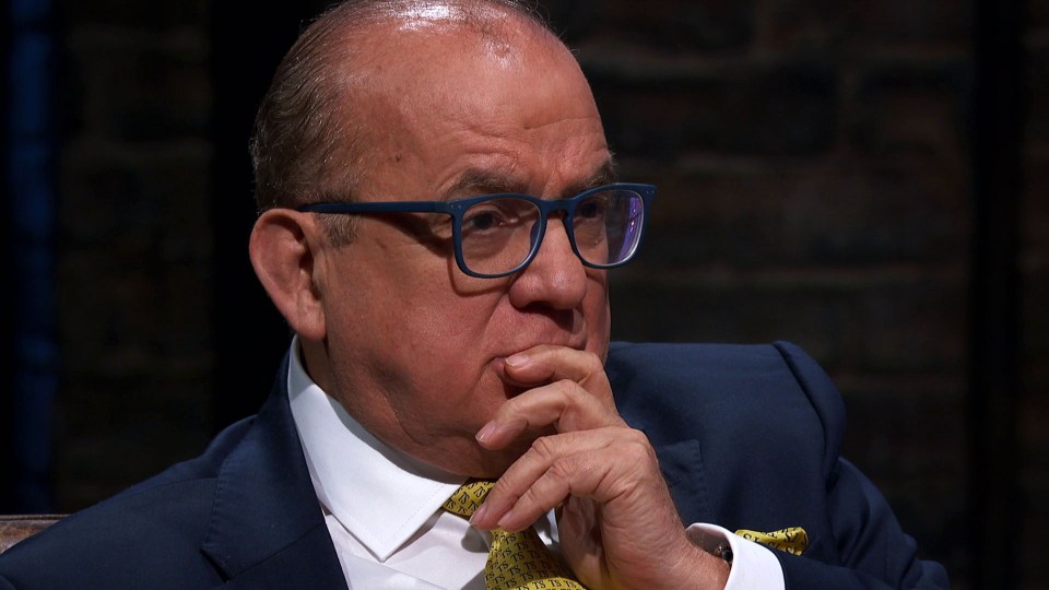Screengrab of Touker Suleyman on Dragons' Den.