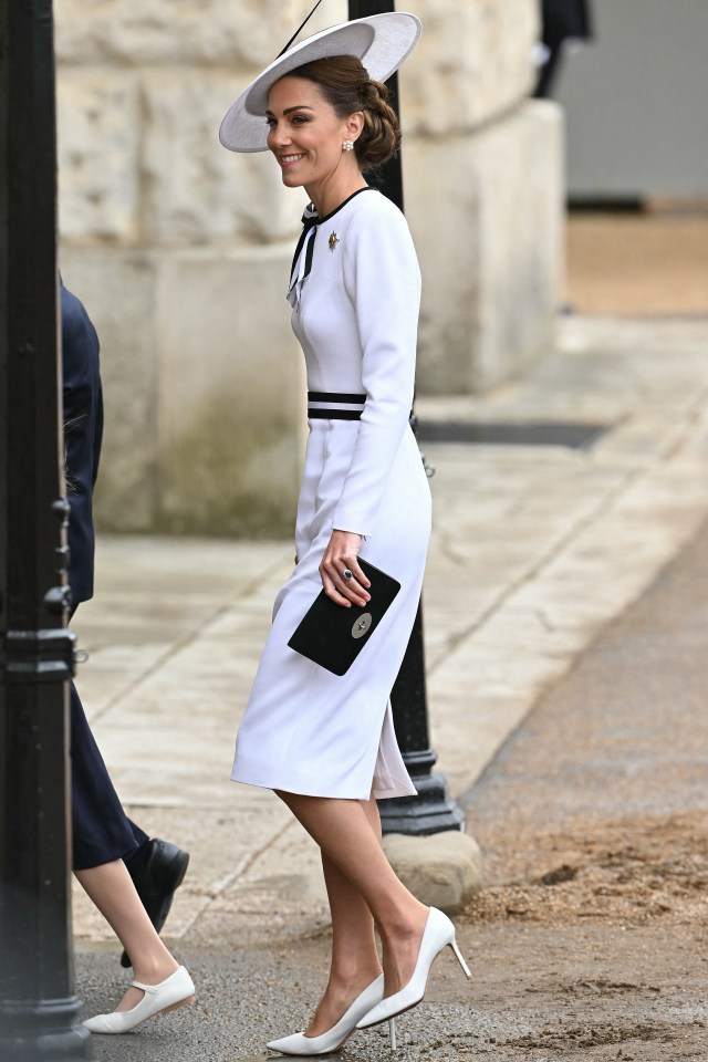 Catherine, Princess of Wales, at the King's Birthday Parade.