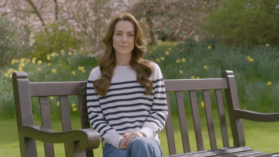 Catherine, Princess of Wales, announcing her cancer diagnosis.