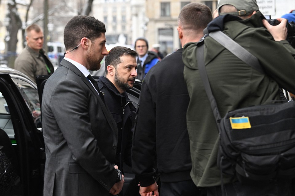 Volodymyr Zelensky at the Munich Security Conference.