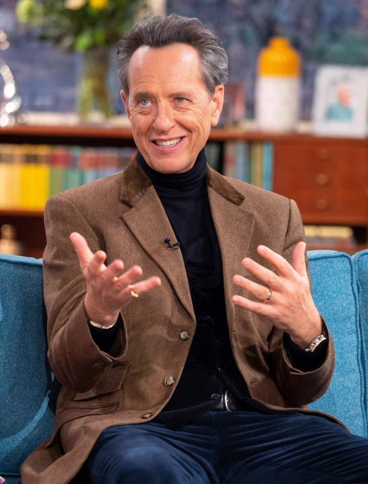 Richard E. Grant on a TV show.