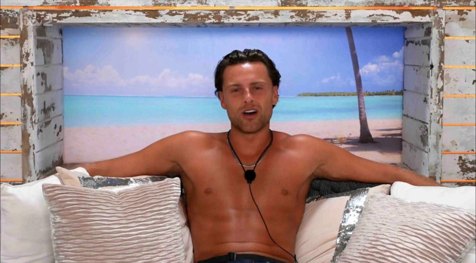 Casey O'Gorman on Love Island All Stars.