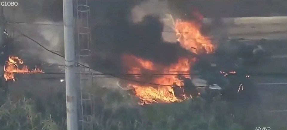 Small plane crash in São Paulo.