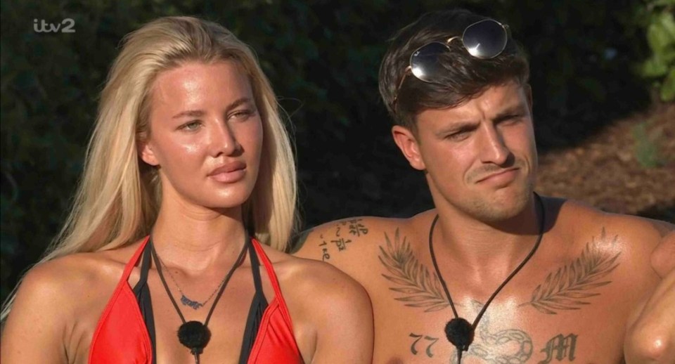 EROTEME.CO.UK FOR UK SALES: Contact Caroline 00 44208 374 8542 If bylined must credit ITV2 Love Island All Stars Picture Shows: The ex islanders dumped from the island come back to dump one of the couples between Catherine Agbaje and Omar Nyame. Harriett Blackmore and Ronnie Vint. Sammy Root and Elma Pazar. Other couples watching, Grace Jackson, Luca Bish, Ekin-Su, Curtis Pritchard, Gabby Allen, Casey O'Gorman. Kaz Crossley picks Elma Pazar and Sammy Root, then warns Grace of Luca because of alleged comments he made about Samie Elishi which she also comments on. NON-EXCLUSIVE Date: Sunday 16th February 2025 Job: 250216UT12 London, UK EROTEME.CO.UK Disclaimer note of Eroteme Ltd: Eroteme Ltd does not claim copyright for this image. This image is merely a supply image and payment will be on supply/usage fee only.