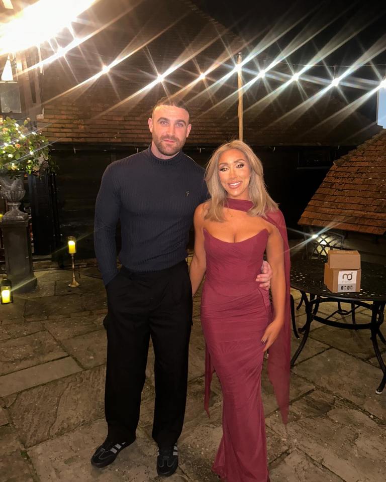 Shona and Matt Pilmoor at an outdoor event.