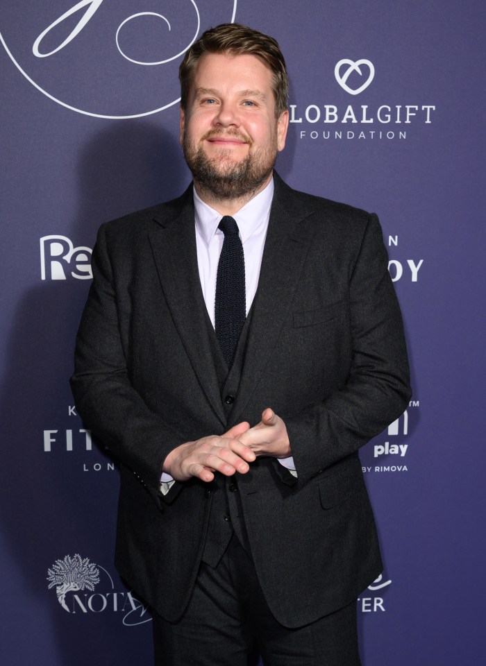 James Corden at the 2024 Global Gift Gala in London.