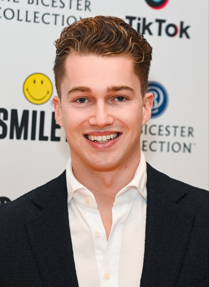 AJ Pritchard at the Smiley Charity Film Awards.