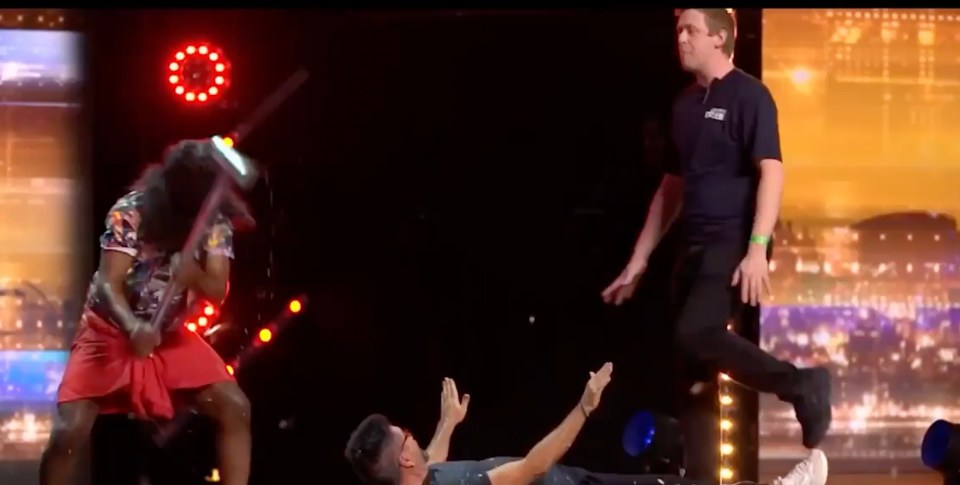 Screenshot of Britain's Got Talent performance.