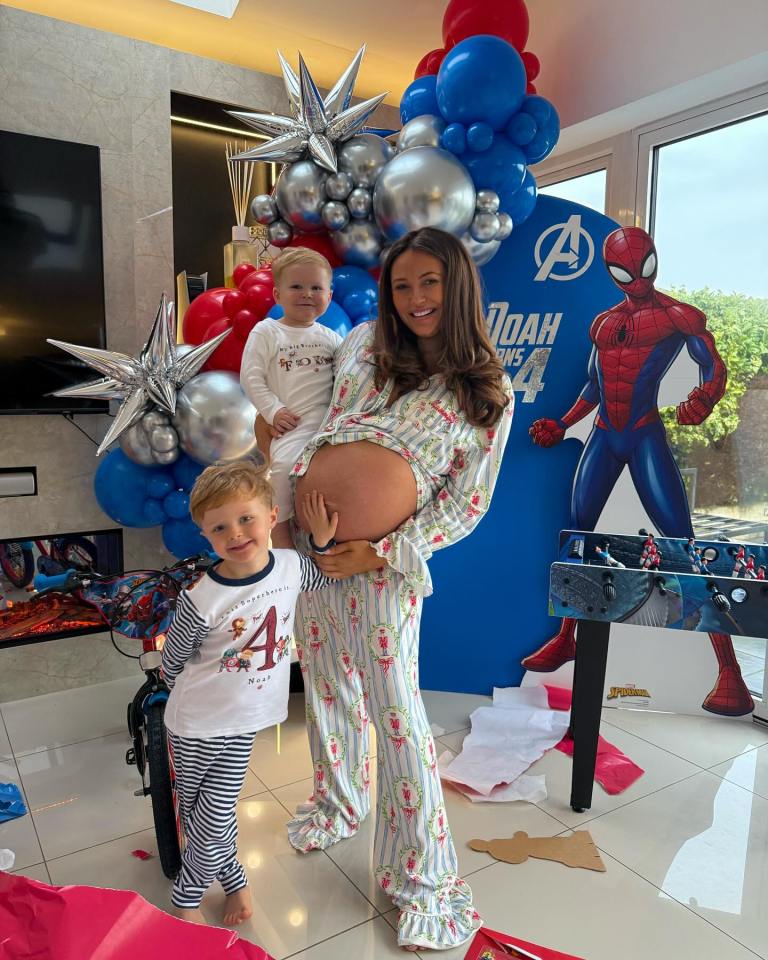 Charlotte is also mum to one-year-old Jude