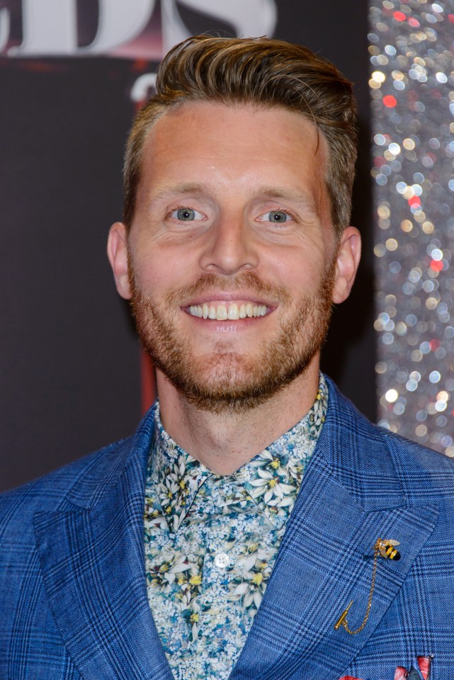 Chris Harper at the British Soap Awards.