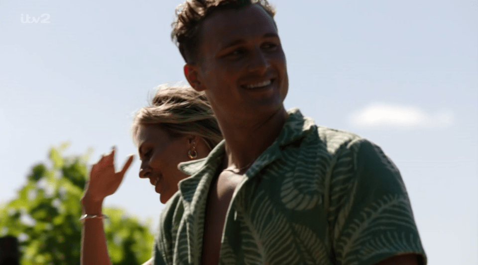 Chuggs and Danielle from Love Island.