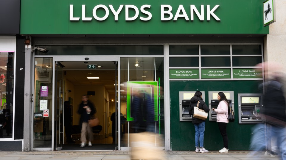 Exterior of a Lloyds Bank branch.