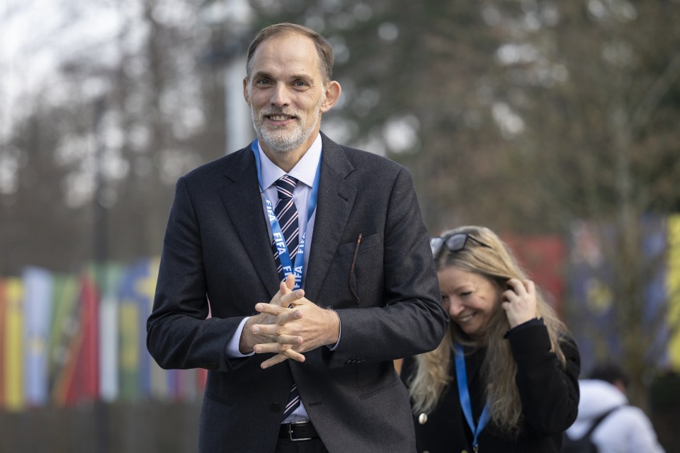 Thomas Tuchel, incoming England manager, at the FIFA World Cup 2026 preliminary draw.