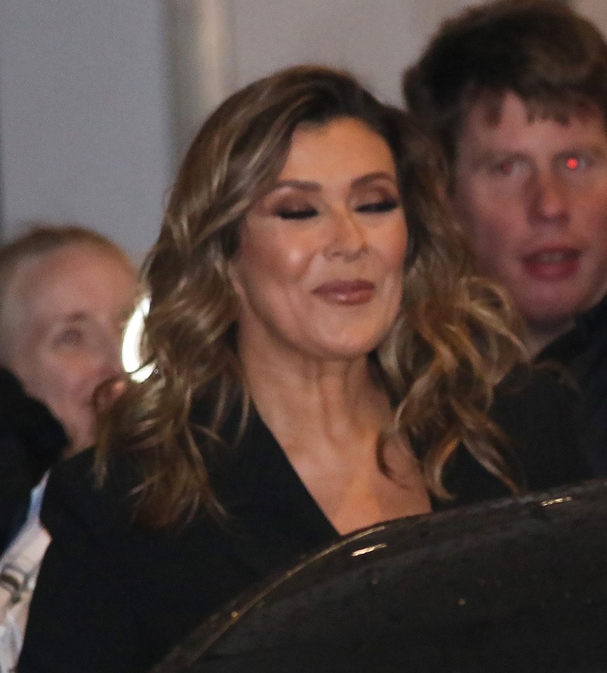 Kym Marsh at the TV Choice Awards after-party.