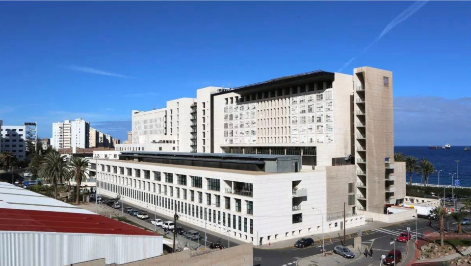 Hospital Insular in Gran Canaria.
