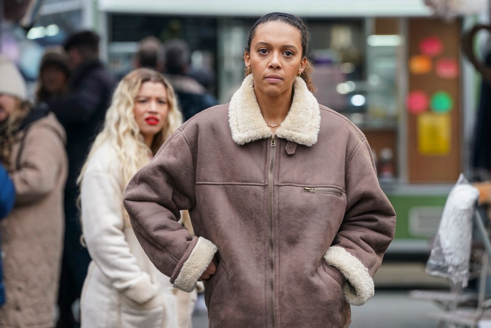 Francesca Henry as Gina Knight in EastEnders.