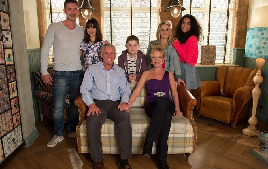 The Osborne family from Hollyoaks.