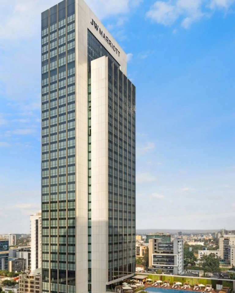 JW Marriott Hotel in Nairobi, Kenya.
