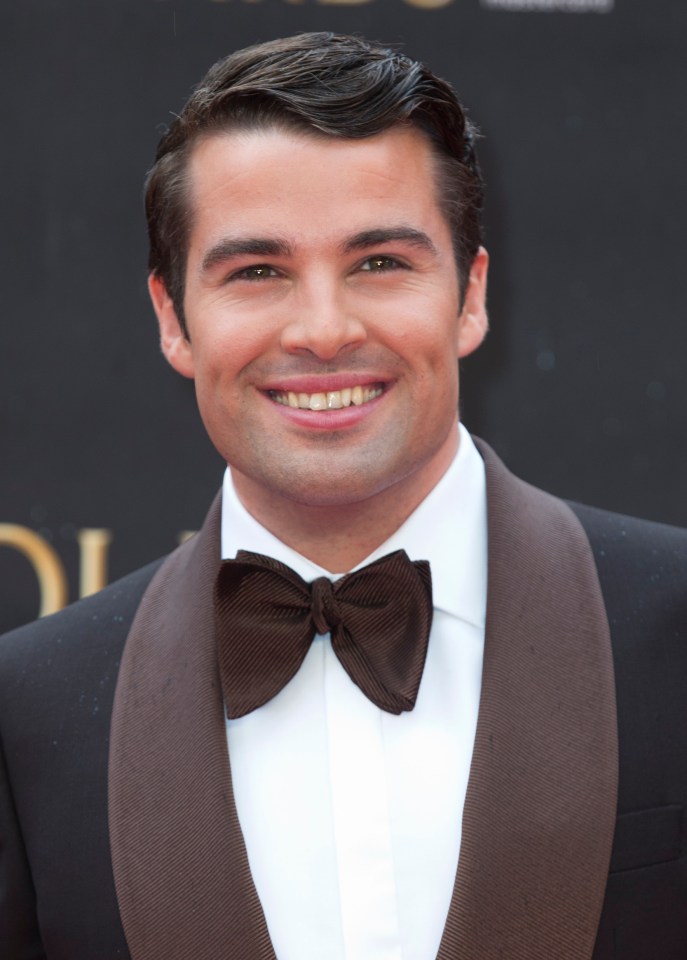 Joe McElderry at the Olivier Awards.