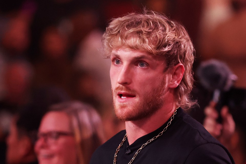 Logan Paul at a boxing match.