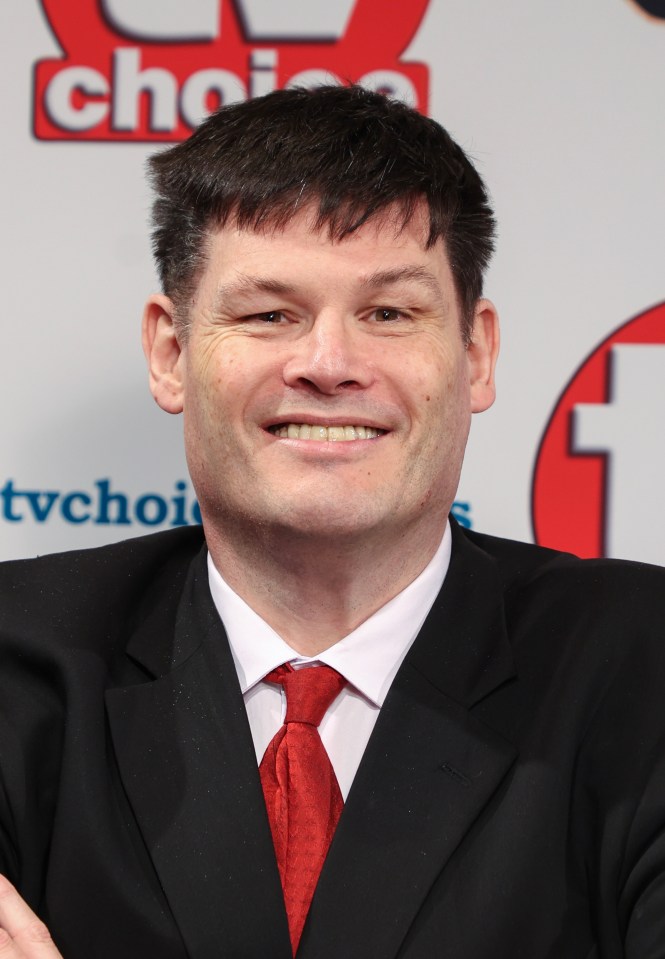 Mark Labbett at the TV Choice Awards.