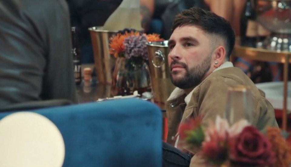 Kieran from Married at First Sight at a reunion.