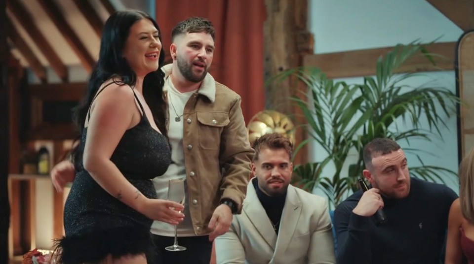 Erica Roberts and other Married at First Sight participants at a reunion.