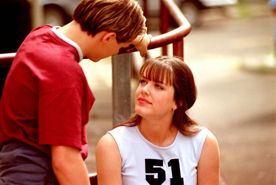 Jack Ryder and Michelle Ryan as Jamie and Zoe in a scene from a BBC television program.