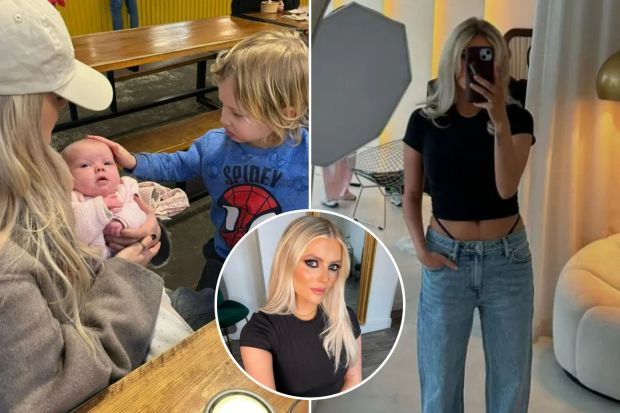 An image collage containing 3 images, Image 1 shows lucyfallonx, Lucy Fallon insstagram post, Image 2 shows lucyfallonx, Lucy Fallon insstagram post, Image 3 shows Lucy Fallon in a black top and jeans