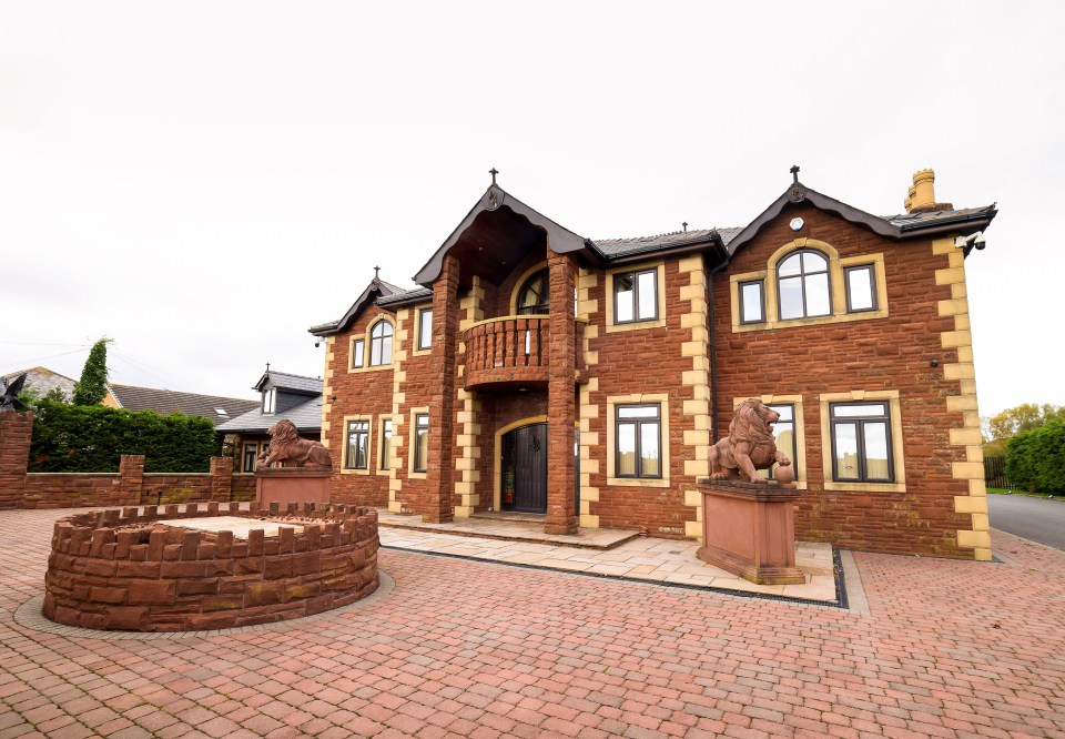 Tyson Fury's family home in Morcambe, Lancashire.