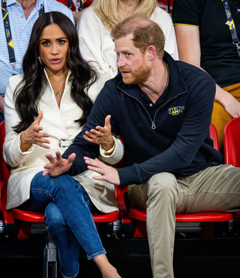 Prince Harry and Meghan Markle at the Invictus Games.